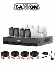 Kit de videovigilancia  SAXXON KIT/XVR1E04-I/4-B20M-